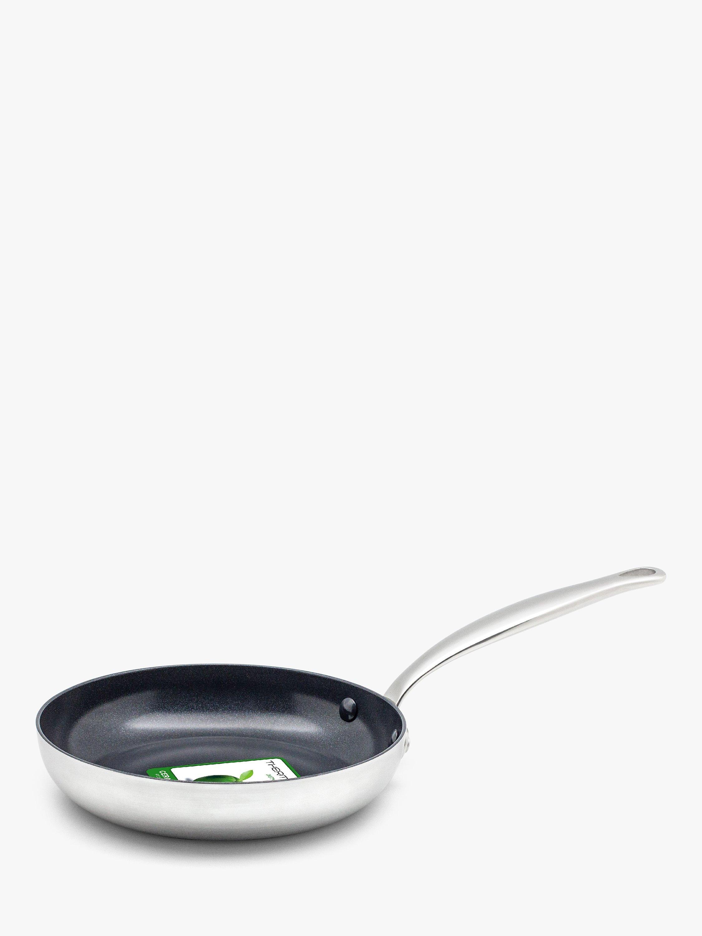 GreenPan Barcelona Evershine Stainless Steel Ceramic Non-Stick Frying Pan
