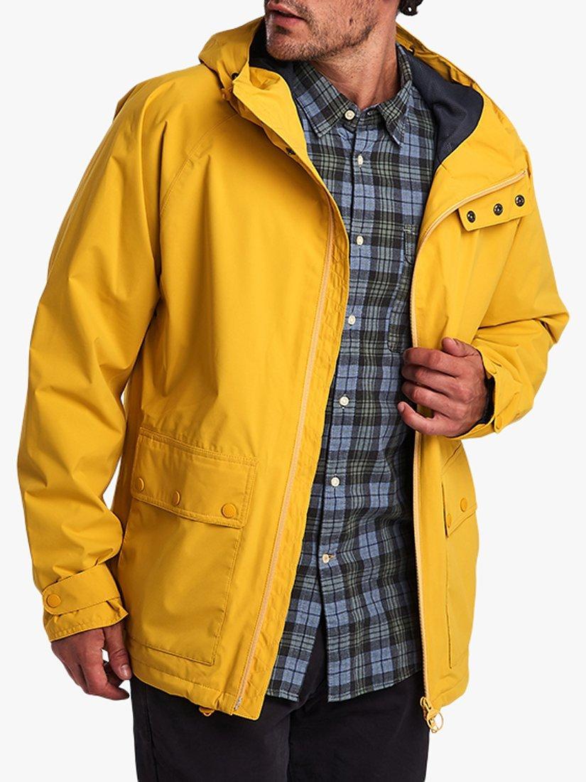 Barbour wool coat mens gold on sale