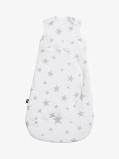 Snüz SnüzPouch Star Baby Sleeping Bag, 1 Tog, Grey, 0-6 months