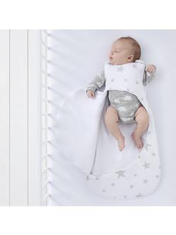 Snüz SnüzPouch Star Baby Sleeping Bag, 2.5 Tog, Grey - view 2, Grey