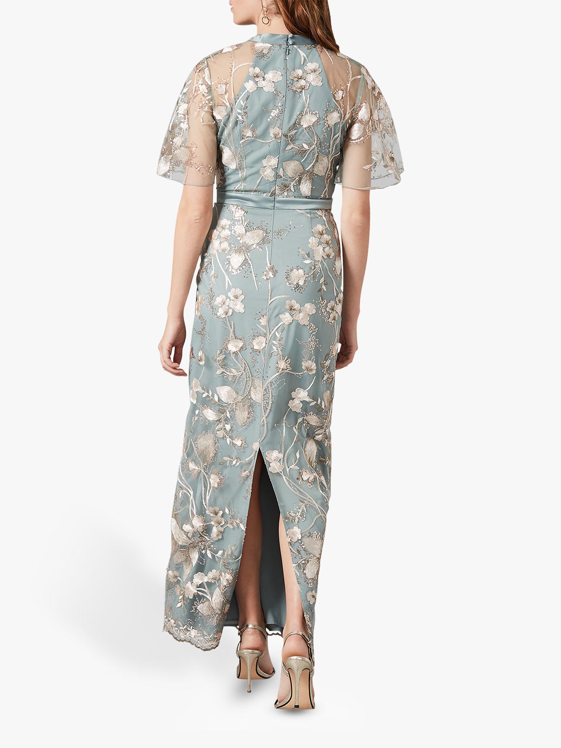 Phase Eight Collection 8 Glenda Floral Dress, Seafoam Green
