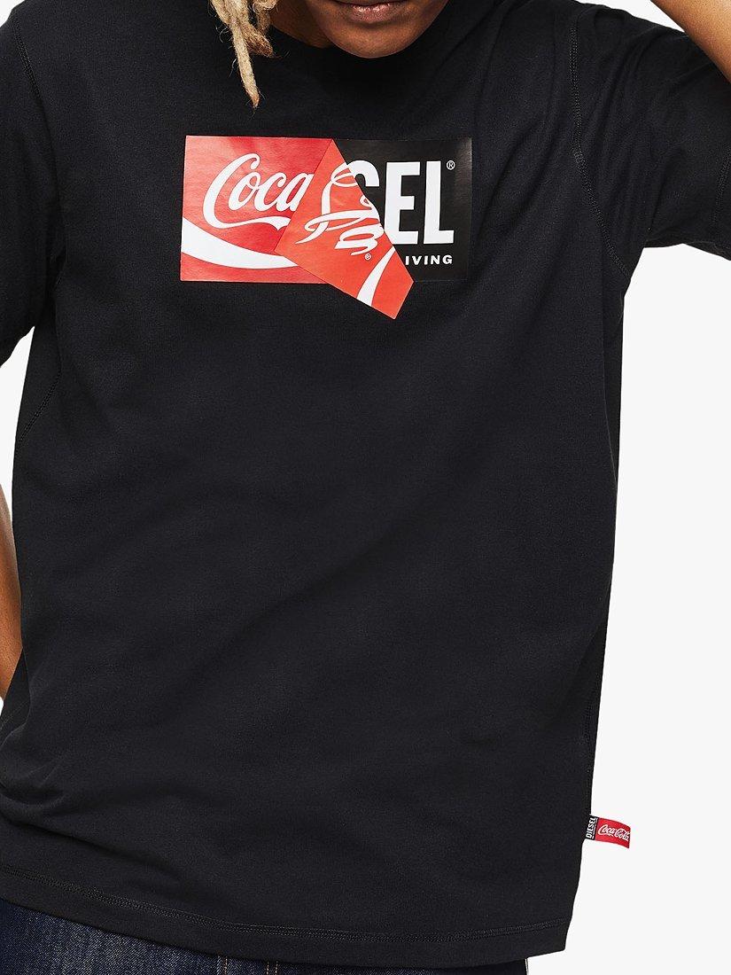 Diesel x Coca-Cola Logo T-Shirt, Black