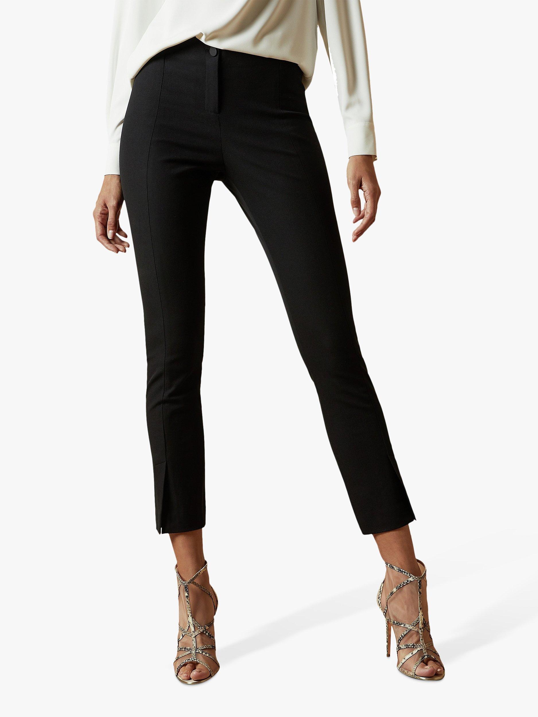 Black ankle trousers best sale