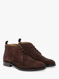 Oliver Sweeney Farleton Suede Chukka Boots, Chocolate - view 2, Chocolate