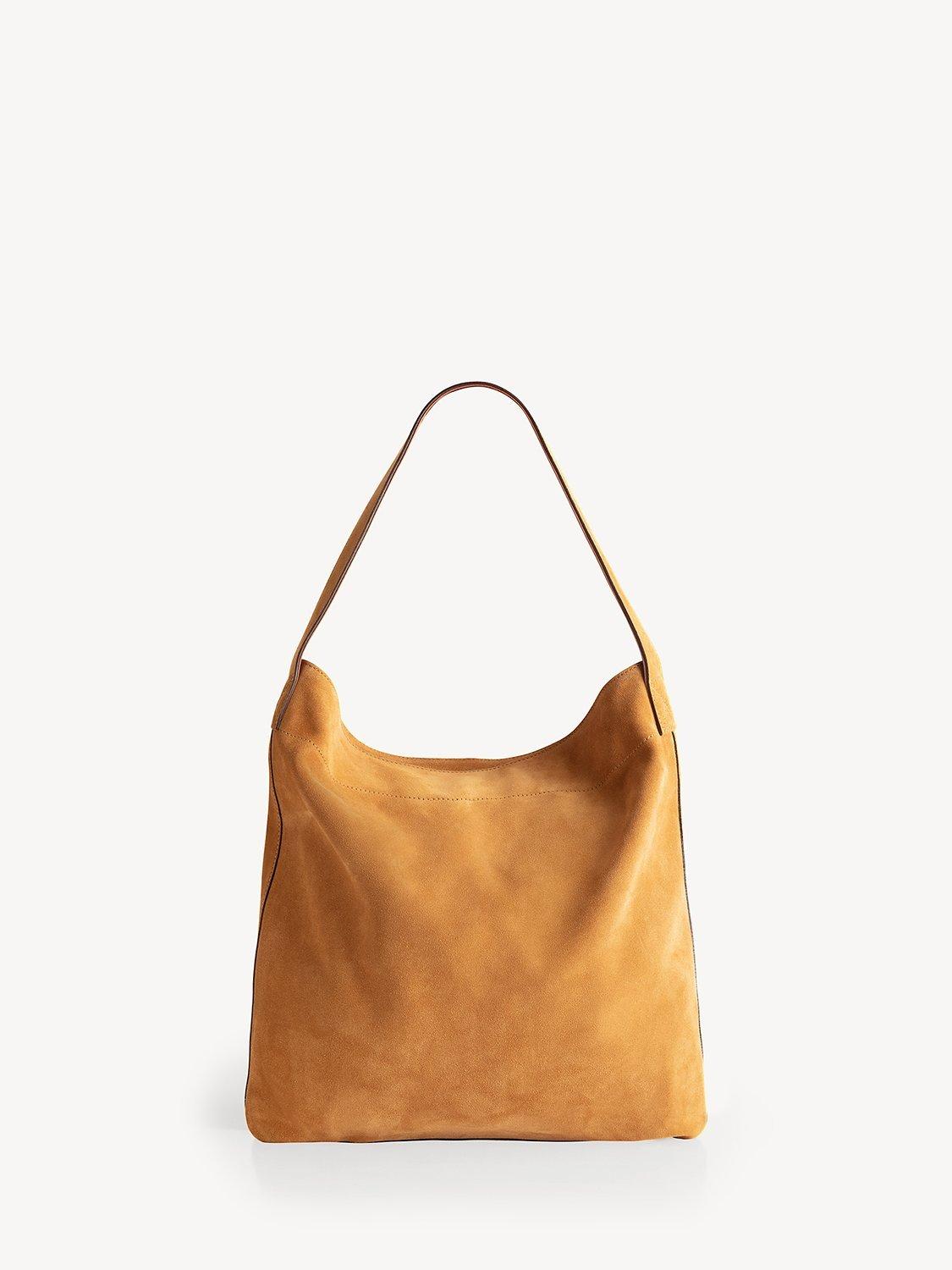 Gerard Darel Lady Suede Tote Bag, Camel, One Size