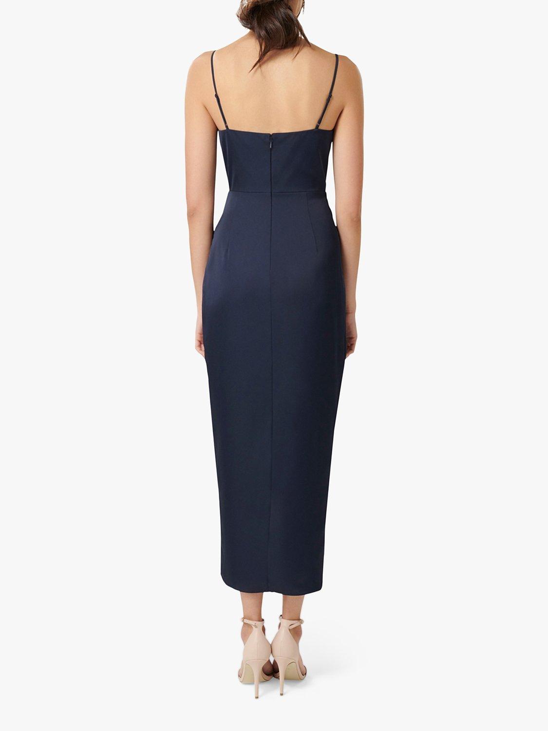knee length dresses for ladies Soft Pink Cowl Neck Midi Trixie Dress main image 1
