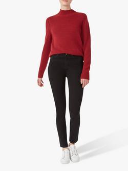 Hobbs Gia Sculpting Jeans, Black, Black