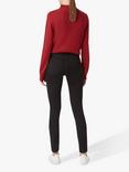 Hobbs Gia Sculpting Jeans, Black