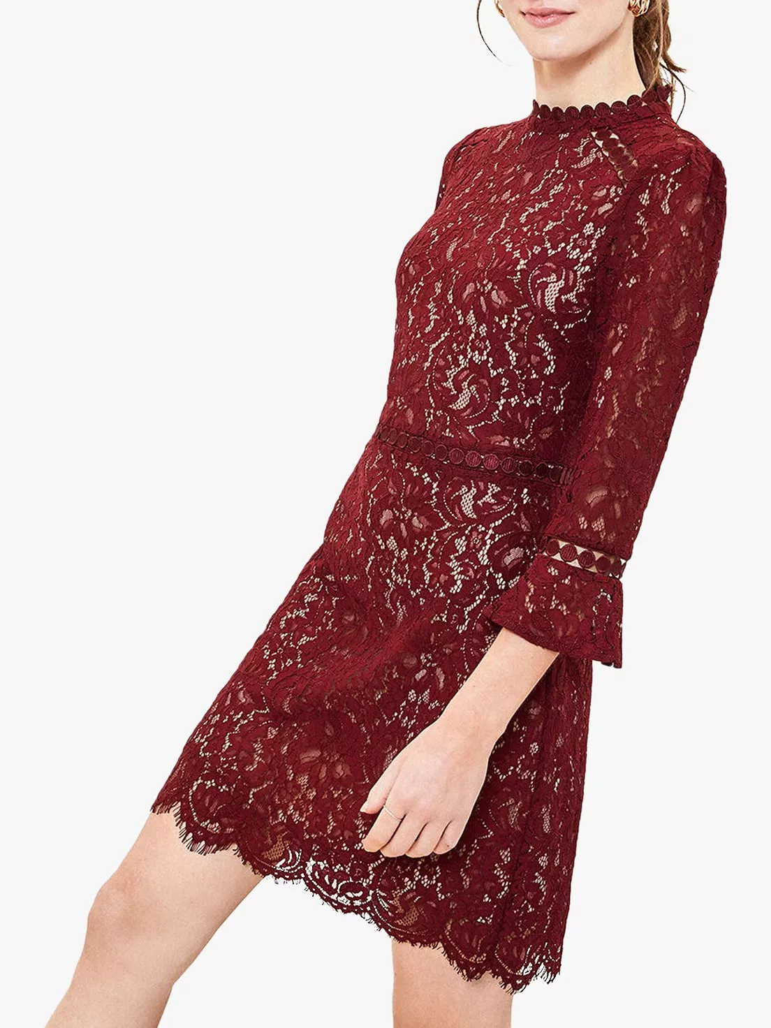 Oasis lace shift dress hotsell