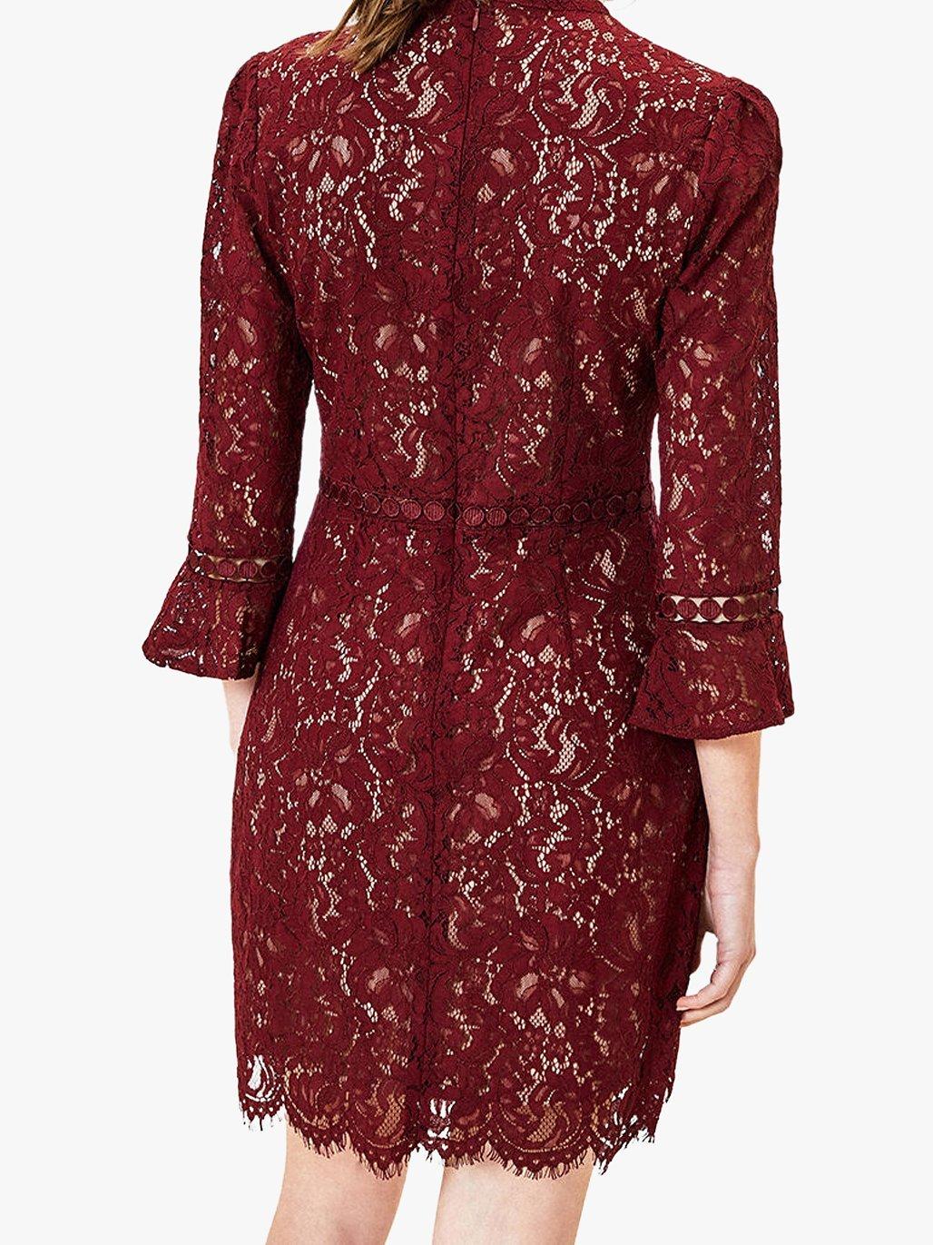 chinese dress ladies Waverly Red Racer-Neck Sleeveless Skater Mini Dress – Club L London main image 0
