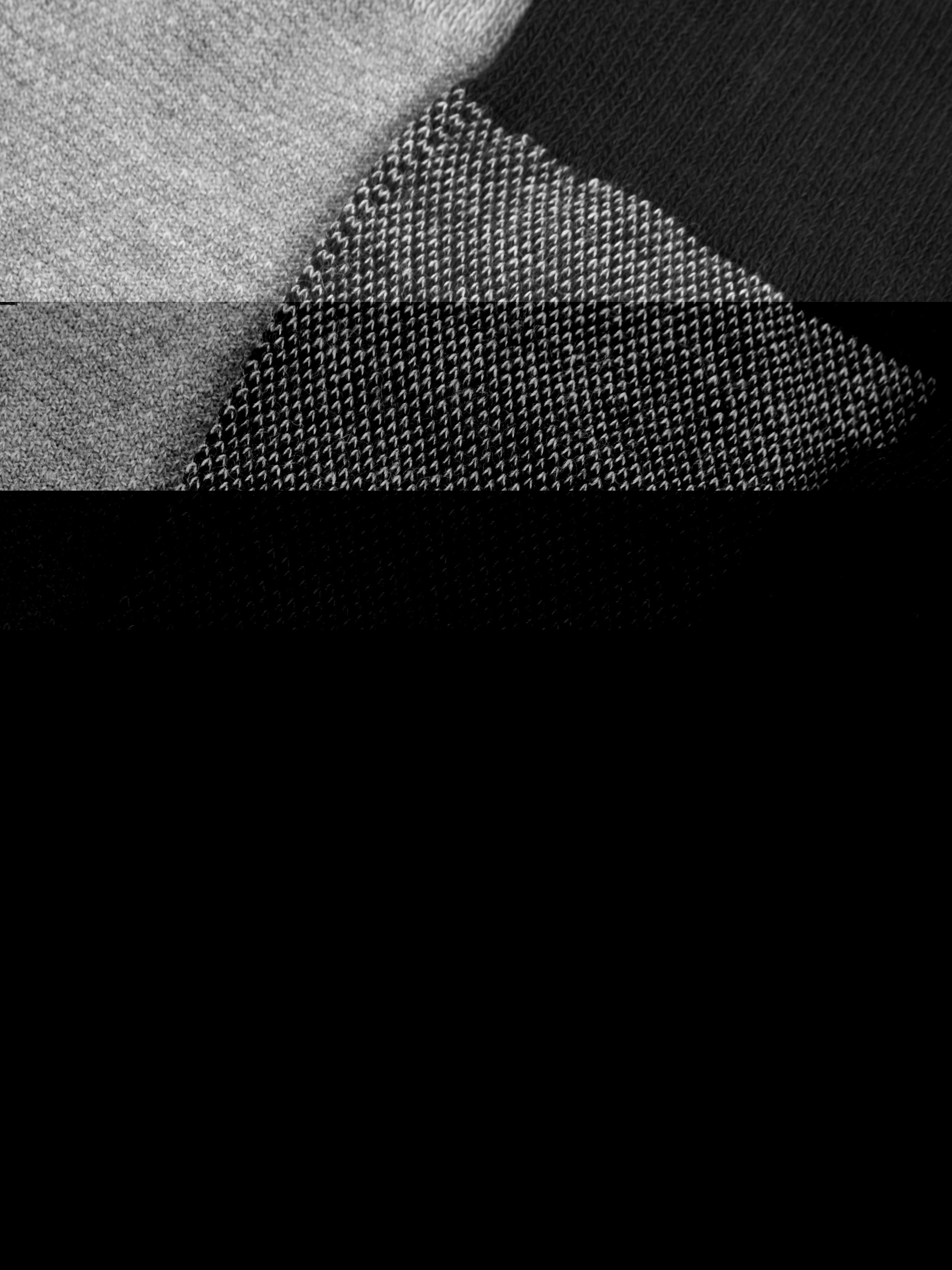 Product image 2 of 2, which shows John Lewis Made in Italy Cotton Patterned Socks, Pack of 3, Black/Grey, S