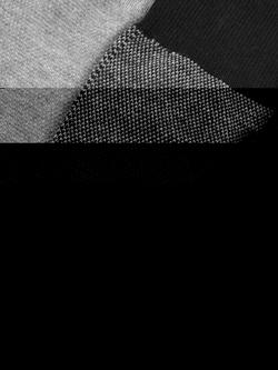 John Lewis Made in Italy Cotton Patterned Socks, Pack of 3, Black/Grey - view 2, Black/Grey