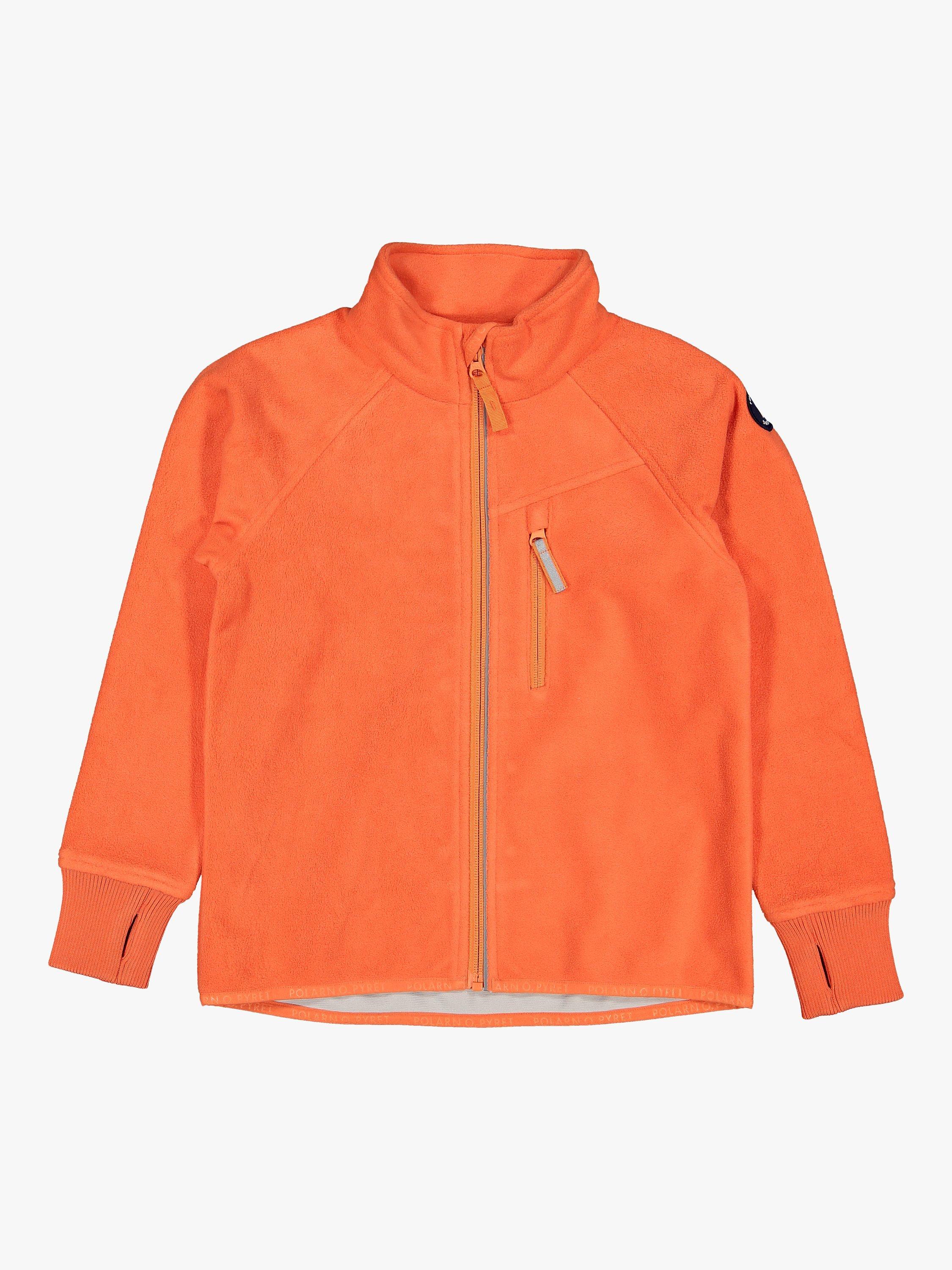 Polarn O. Pyret Children's Waterproof Fleece Jacket, Orange