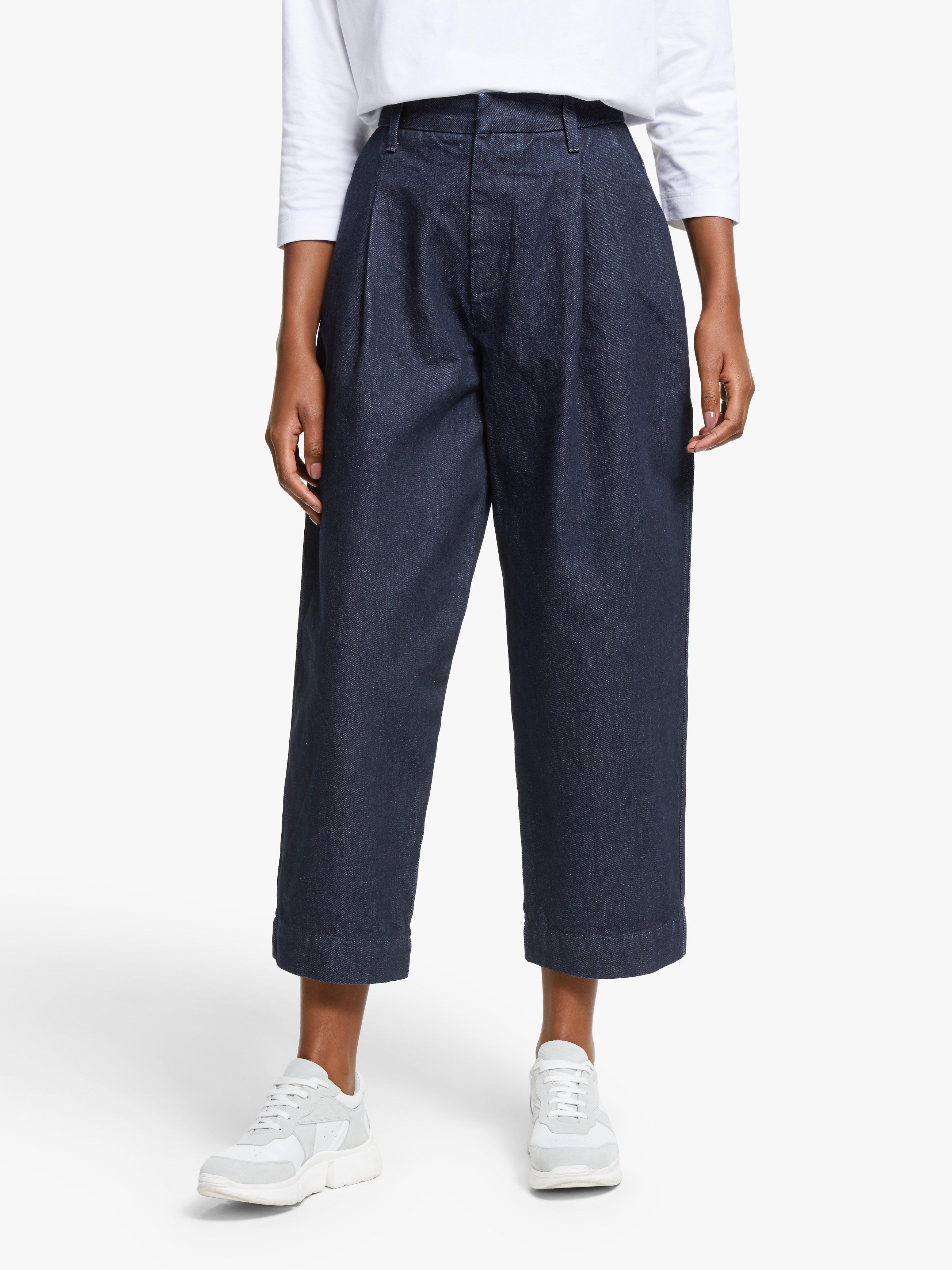 Kin Denim Balloon Trousers, Indigo