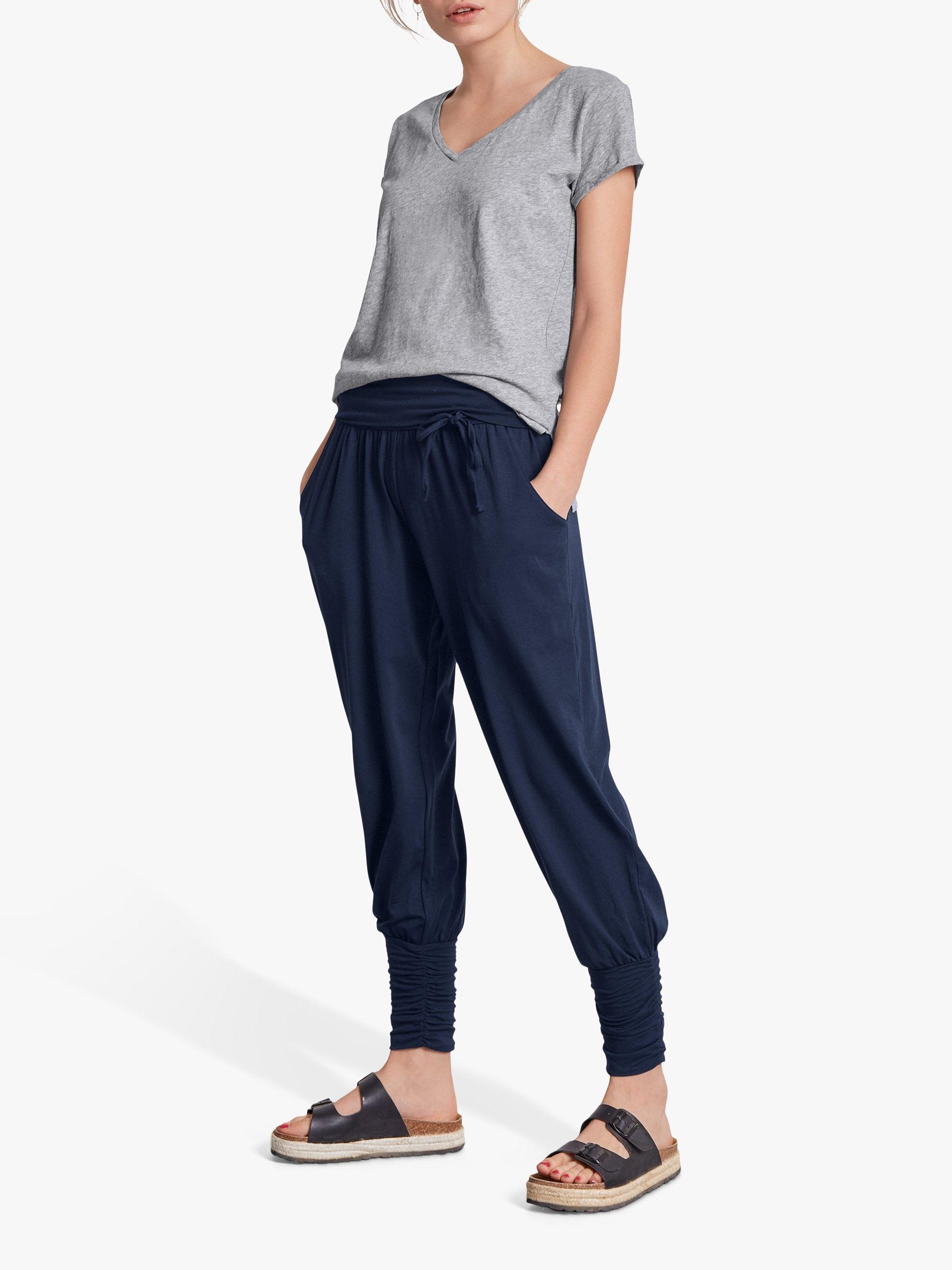 HUSH Long Harem Trousers, Midnight, 10R