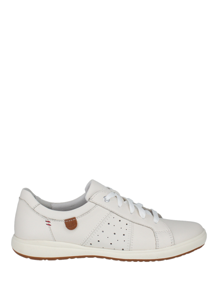 Josef Seibel Caren 01 Low Top Flatform Trainers, White