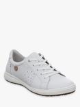 Josef Seibel Caren 01 Low Top Flatform Trainers, White