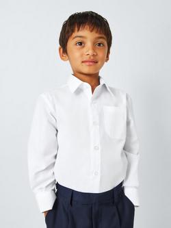 John Lewis Boys' Long Sleeve School Shirt, Pack of 2 - view 2, 