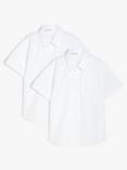 John Lewis Boys' Short Sleeved Shirt, Pack of 2