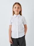 John Lewis Short Sleeve School Blouse, Pack of 2
