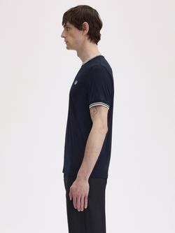 Fred Perry Twin Tipped T-Shirt - view 2, Navy