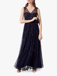 Phase Eight Marcia Sequin Tulle Dress, Midnight