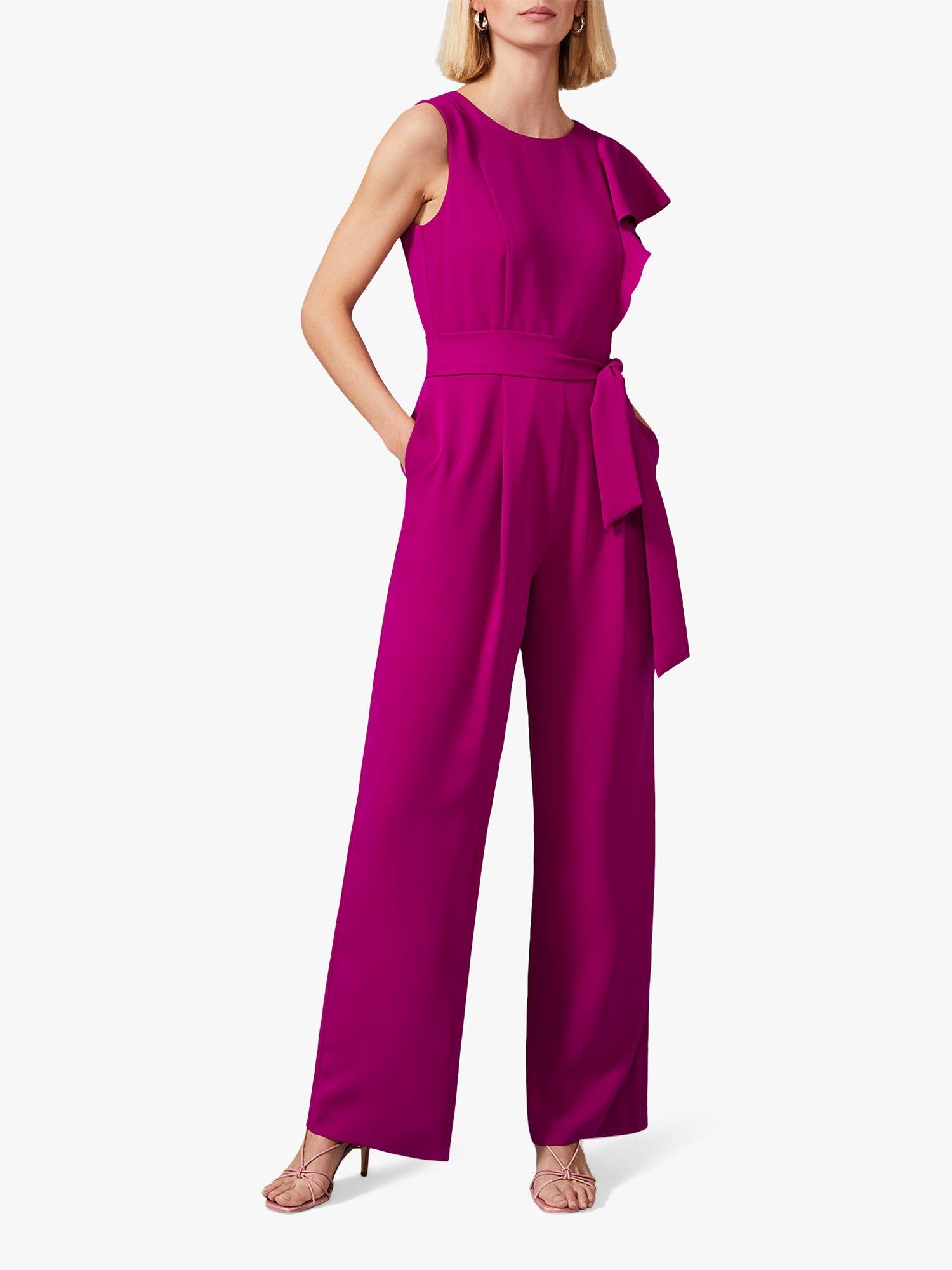Phase Eight Anasia Jumpsuit, Bright Plum