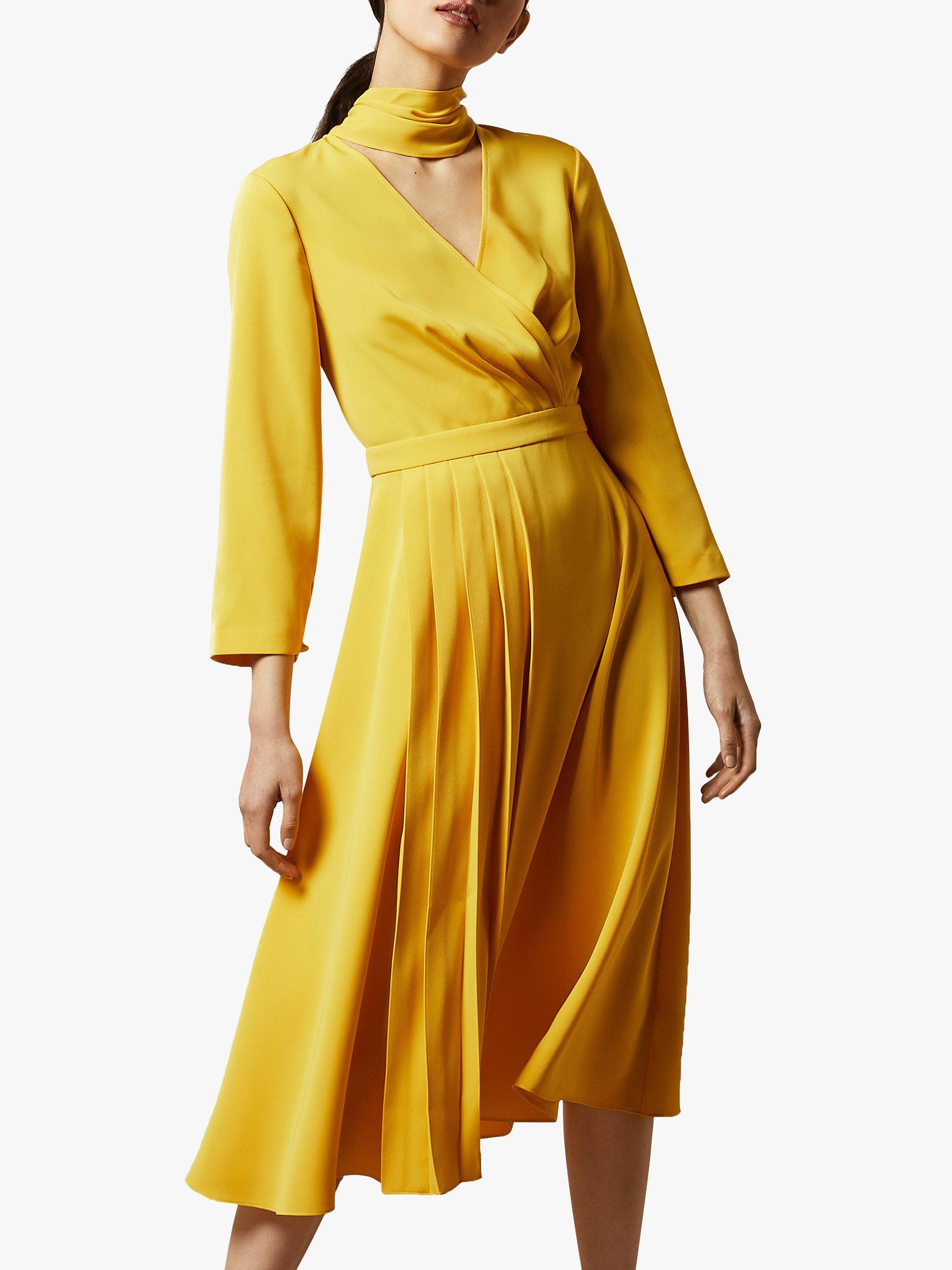 Yellow dress ted baker sales