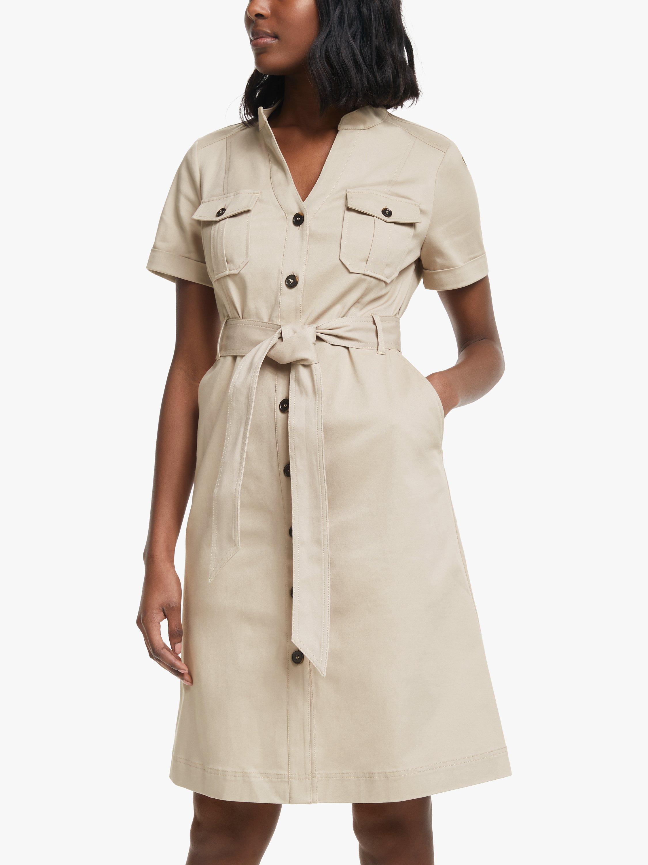 Boden Cecily Mini Dress, Soft Stone