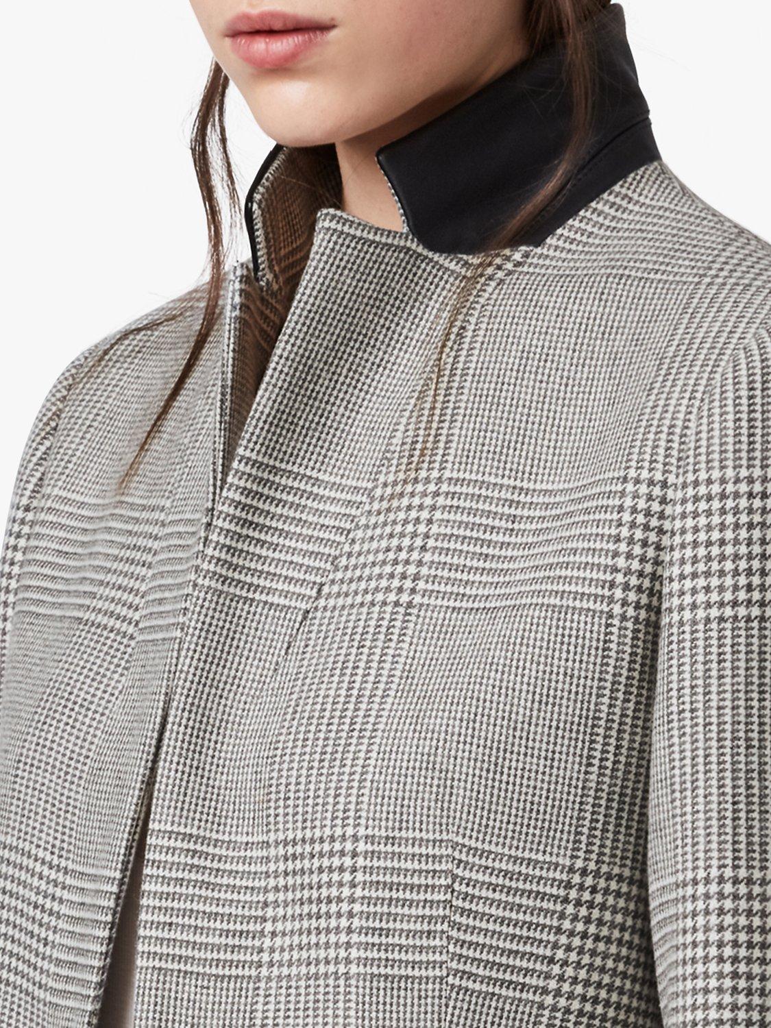 Leni check coat hotsell