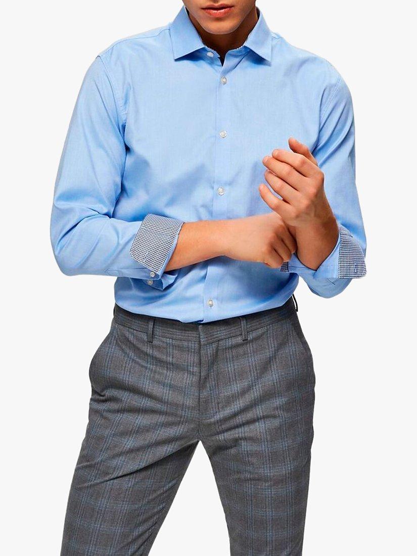 SELECTED HOMME Mark Slim Fit Shirt, Light Blue
