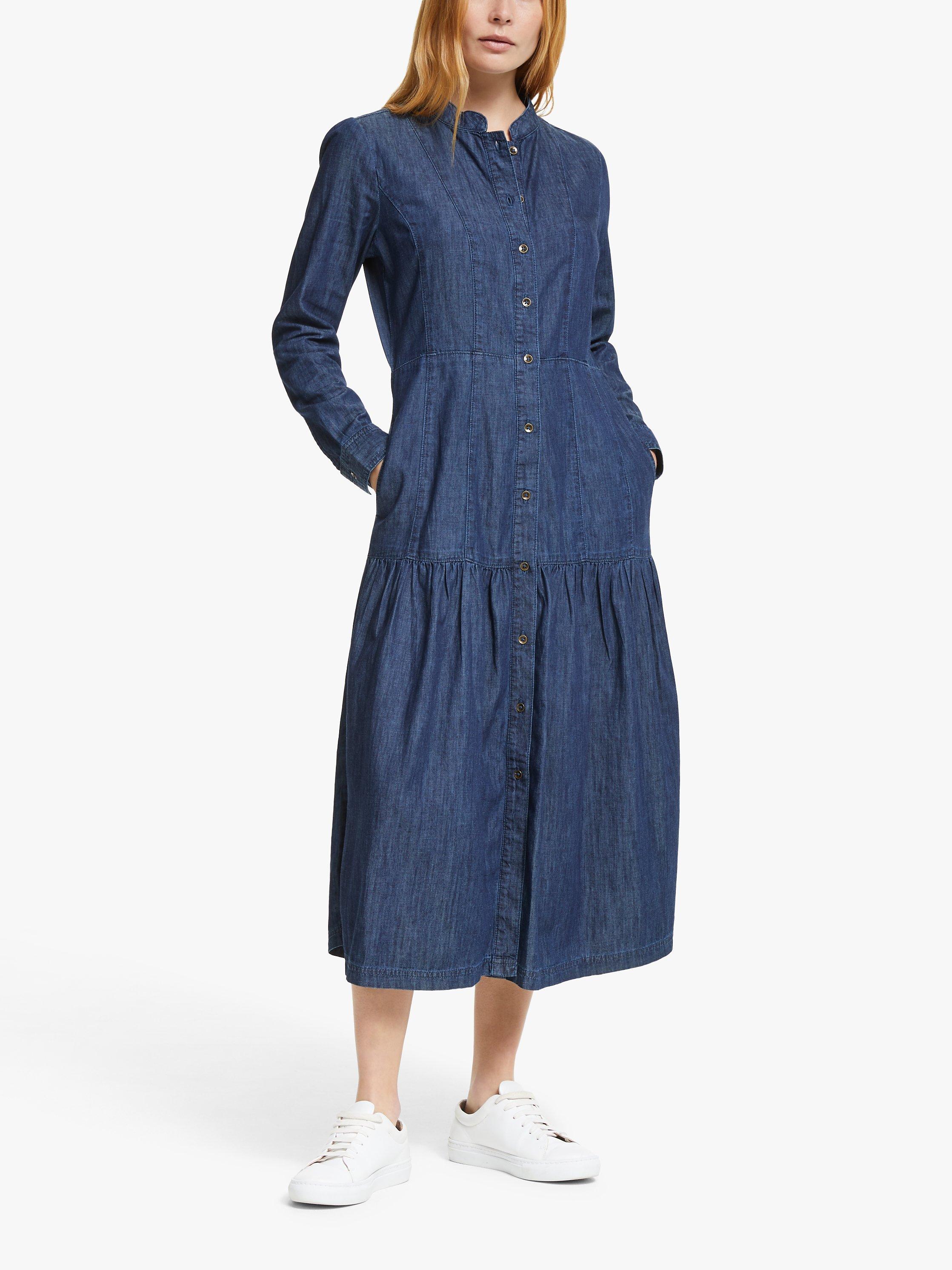 AND/OR Della Denim Dress, Blue