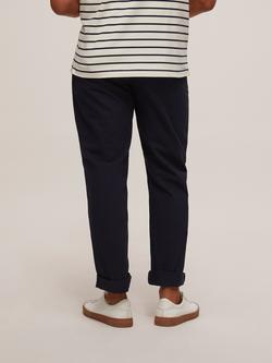 John Lewis Relaxed Fit Cotton Chinos - view 2, Navy