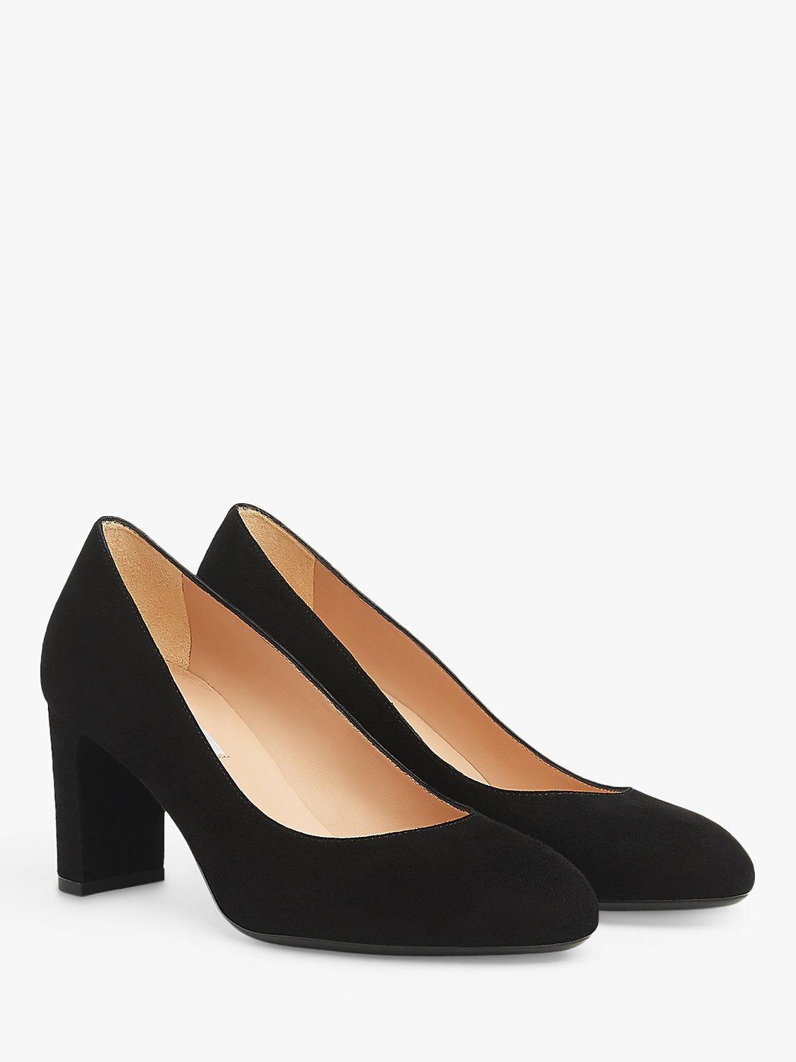 Product image 2 of 4, which shows L.K.Bennett Winola Suede Court Shoes, Black, 7