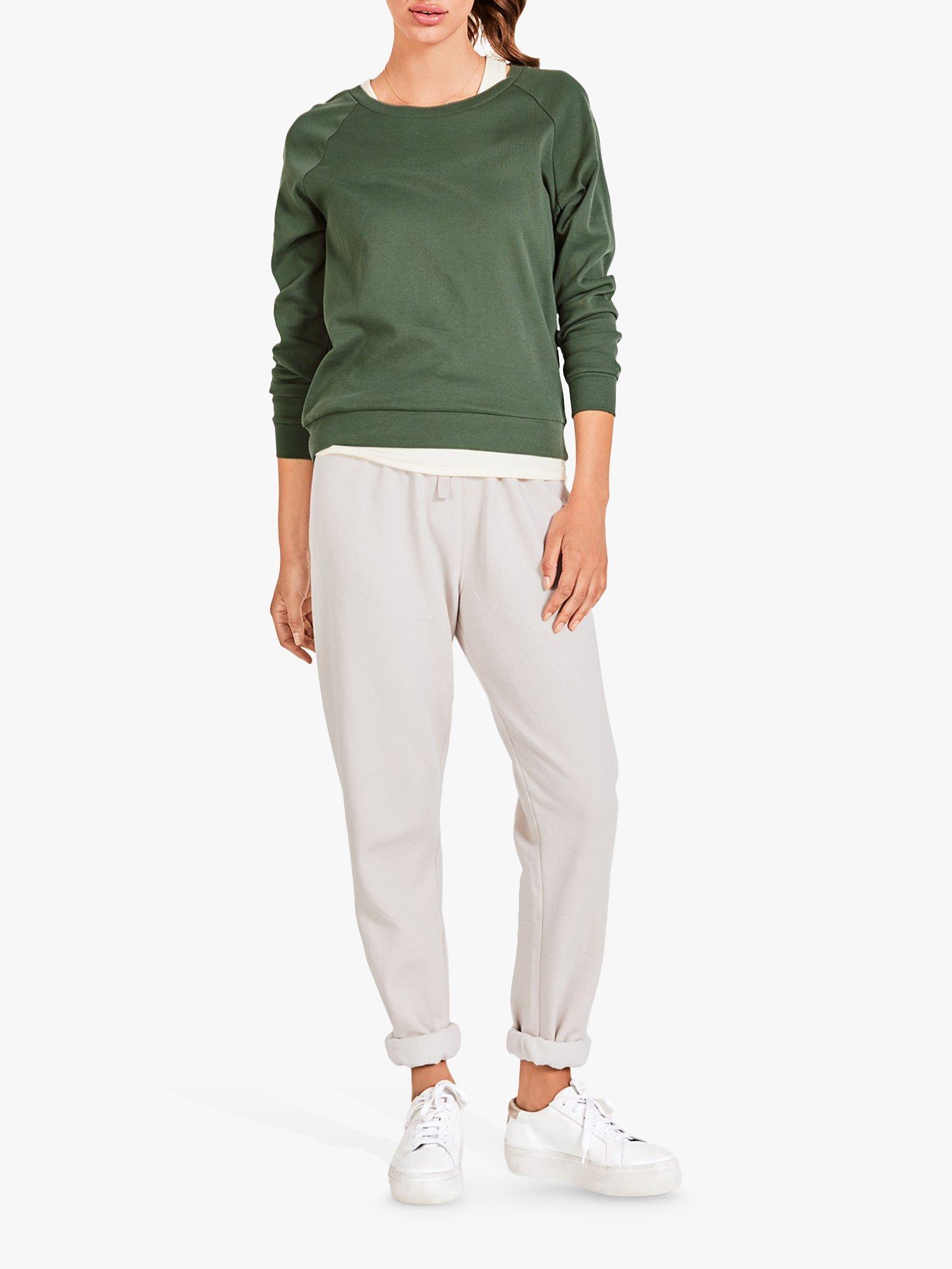 HUSH Long Sleeve Raglan T-Shirt, Khaki