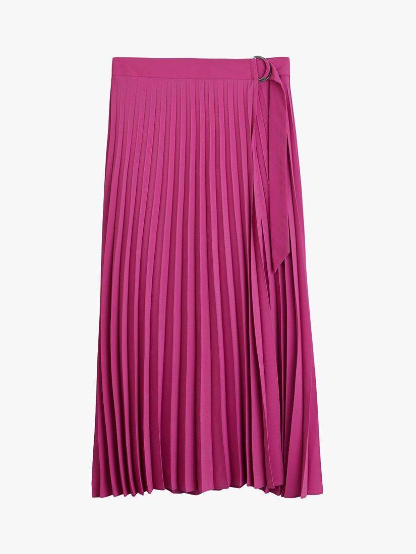 John lewis pink pleated skirt sale