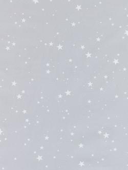 John Lewis Stardust Pencil Pleat Blackout Children's Curtains - view 2, Grey