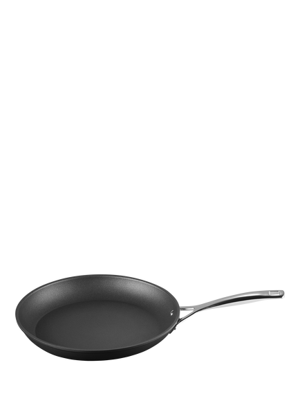 Le Creuset Toughened Non-Stick Shallow Frying Pan - view 2, Black