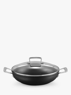 Le Creuset Toughened Non-Stick Shallow Casserole, Black