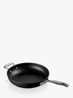 Le Creuset Toughened Non-Stick Deep Frying Pan, Black
