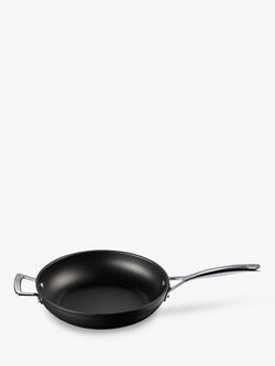Le Creuset Toughened Non-Stick Deep Frying Pan - view 2, Black
