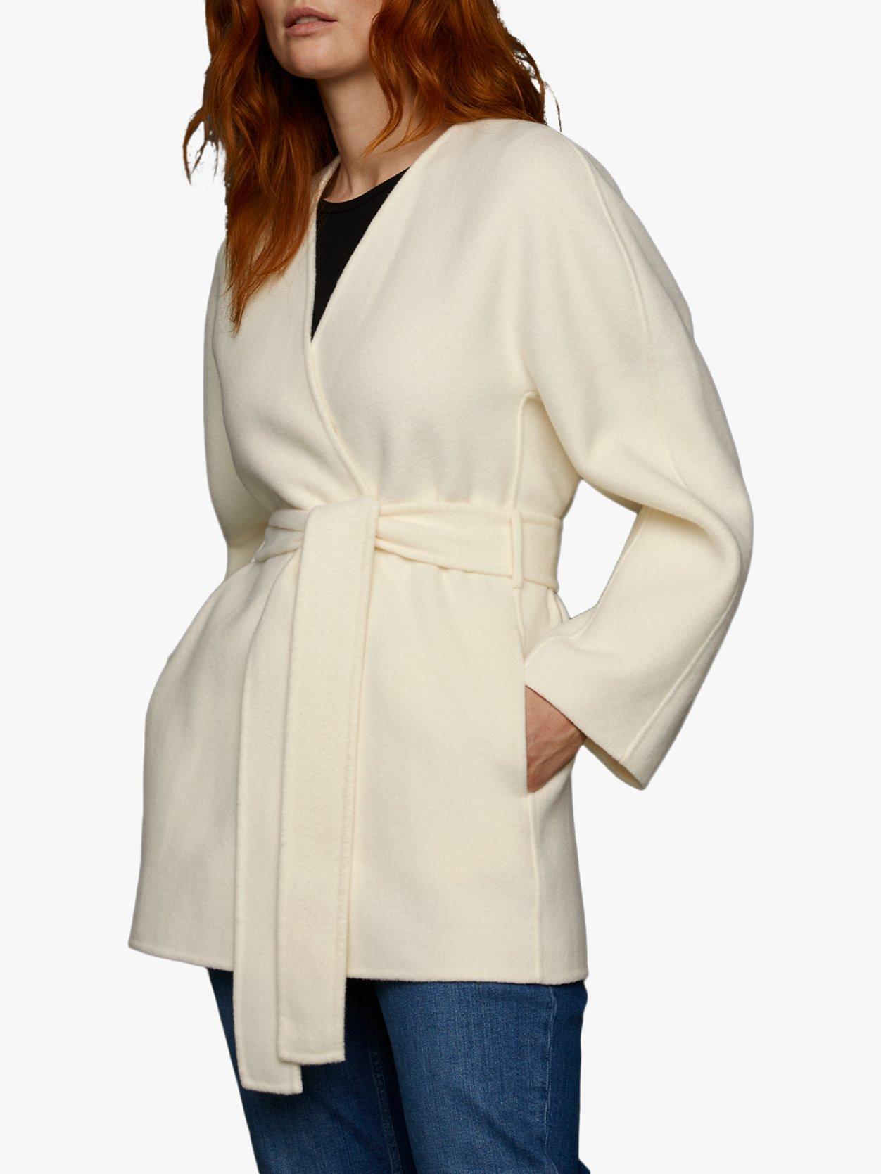 Double faced wrap coat hotsell