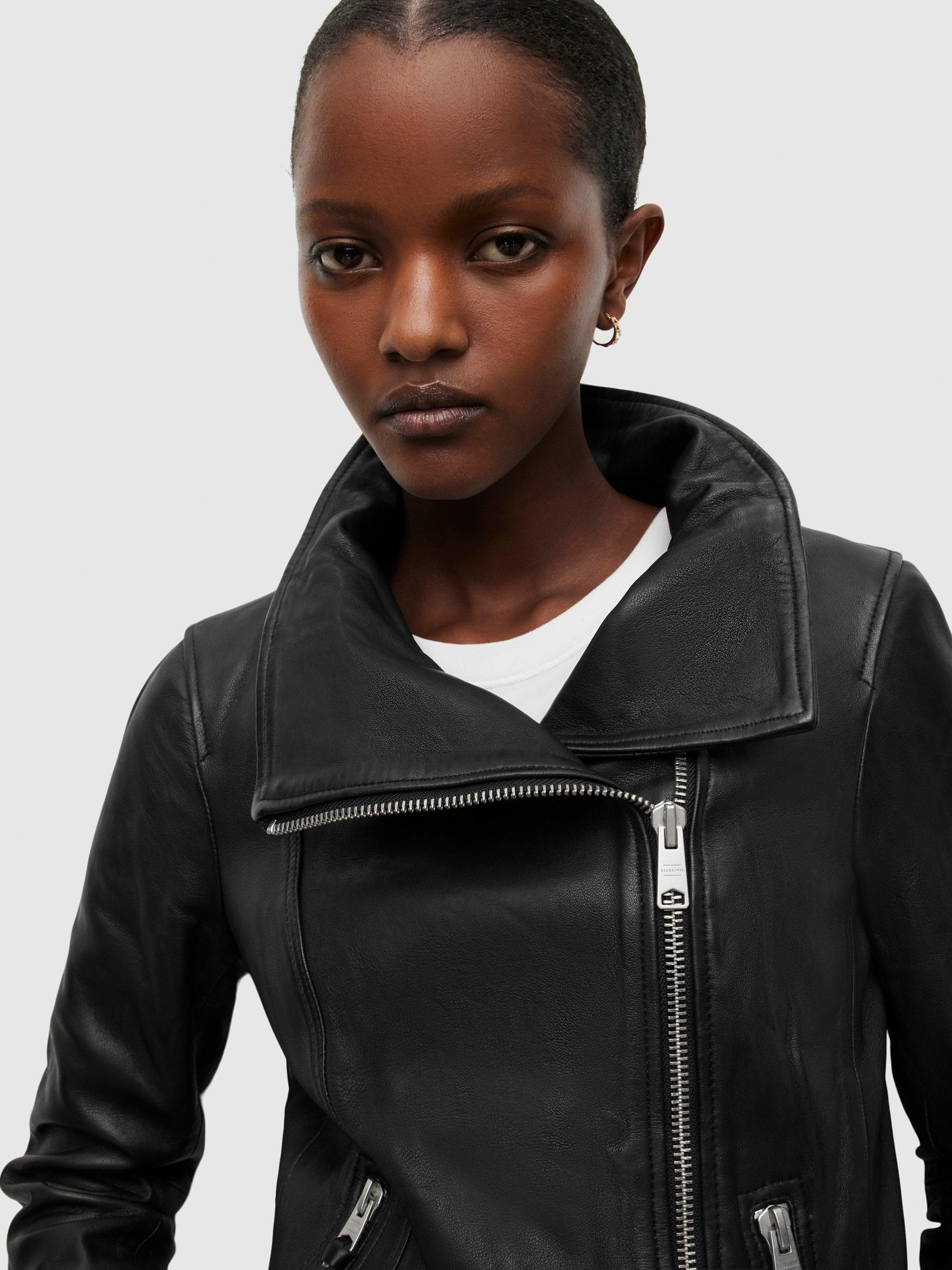 AllSaints Ellis Leather Biker Jacket