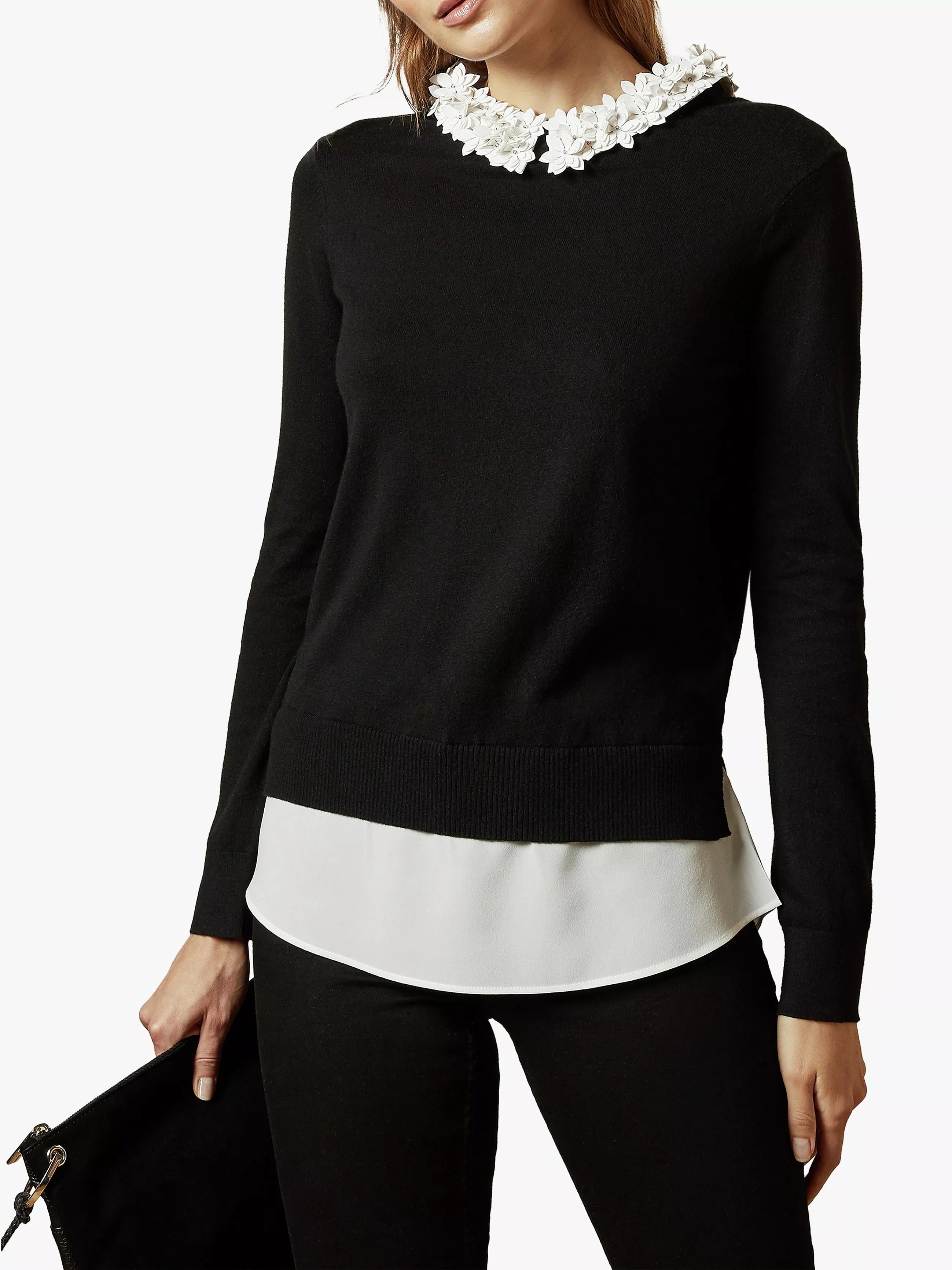 TED BAKER Collared Sweater on sale