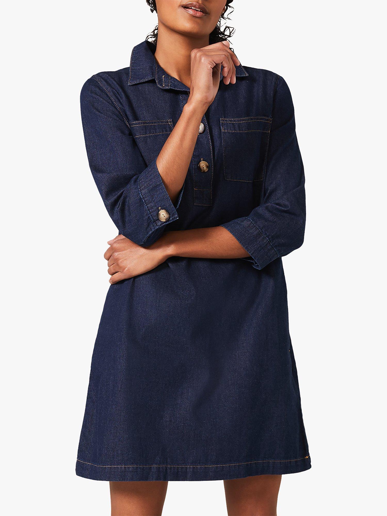 Phase Eight Kirsty Denim Dress Indigo