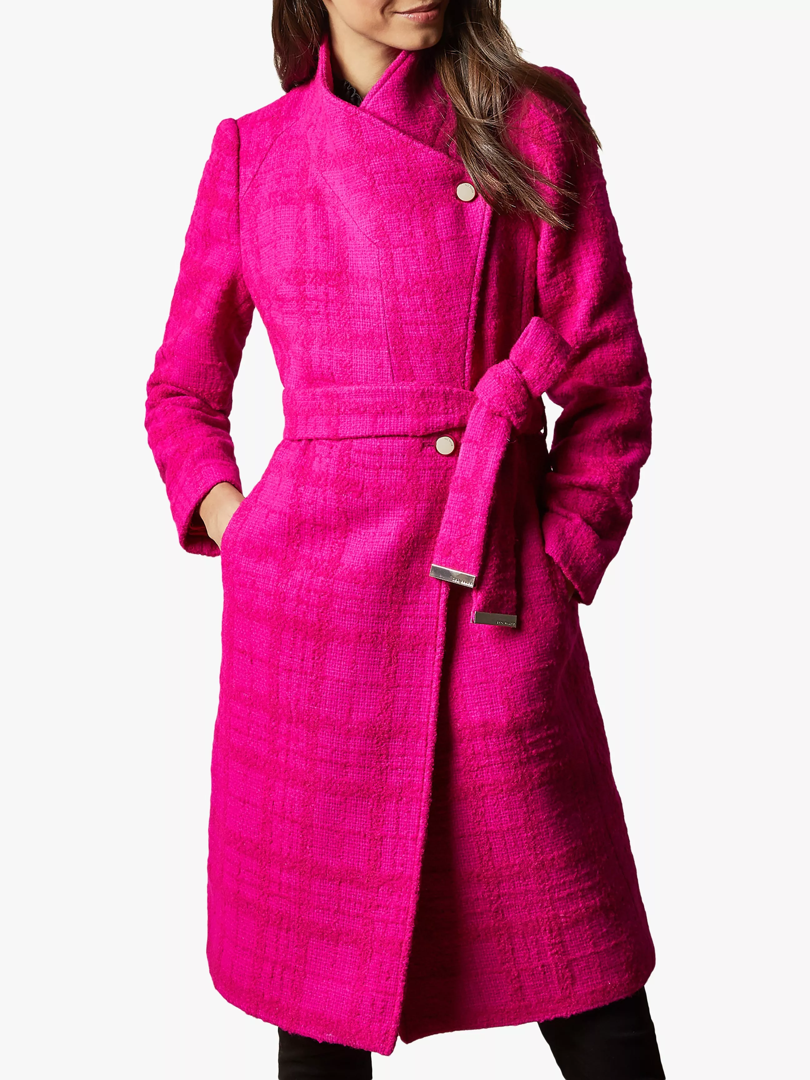 Pink ted baker coat online