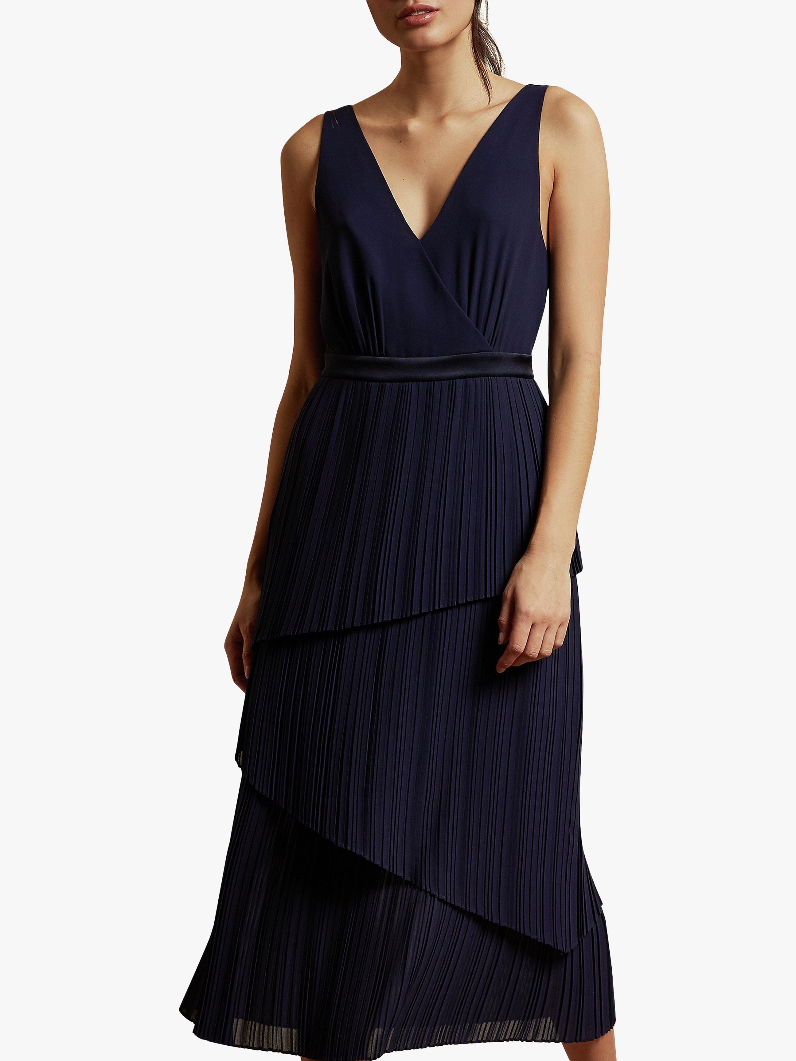 Ted Baker Melodi Pleat Tiered Dress