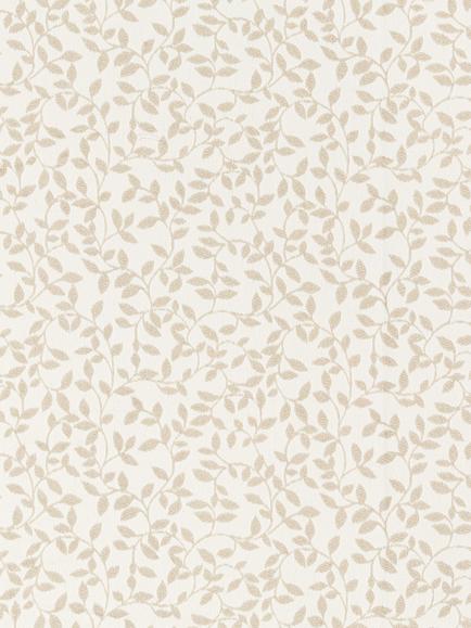 John Lewis Ivy Leaf Weave Pair Lined Pencil Pleat Curtains - view 2, Putty