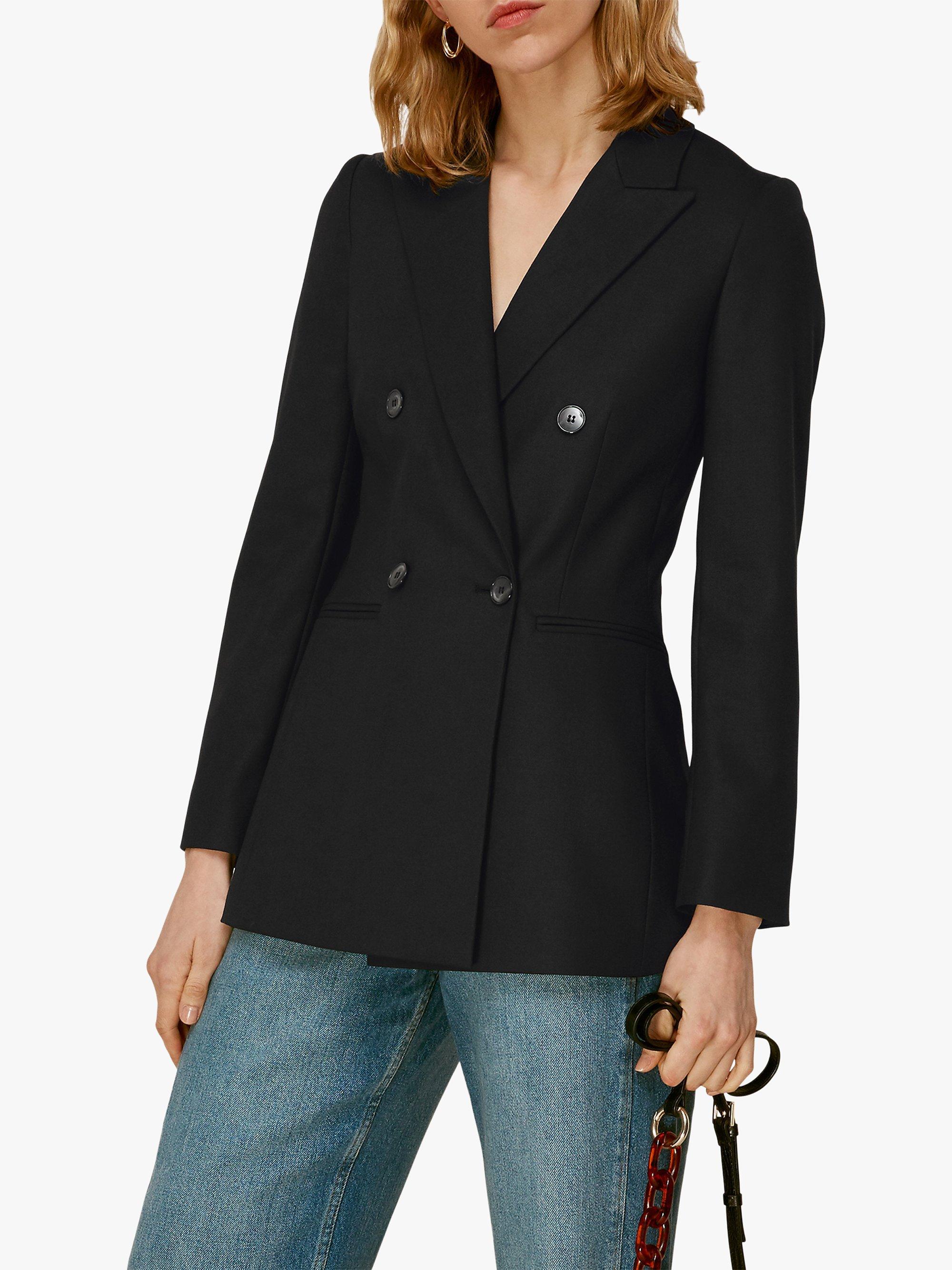 Whistles Aliza Double Breasted Blazer Jacket