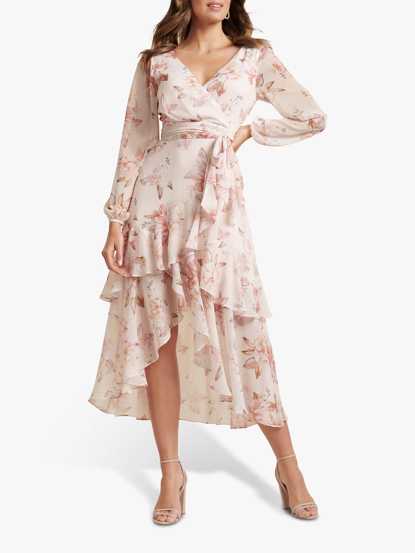 forever new wrap ruffle floral midi dress Designed for that summer state of mind. Discover the Livvy Strappy Linen Midi  Dress in-store, in-app and online